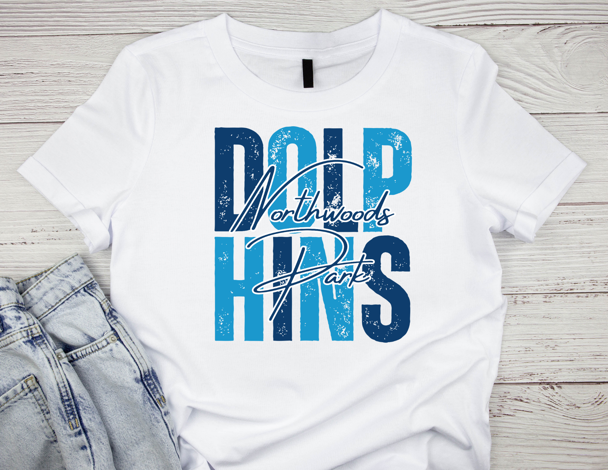 Dolphin Block T-Shirt
