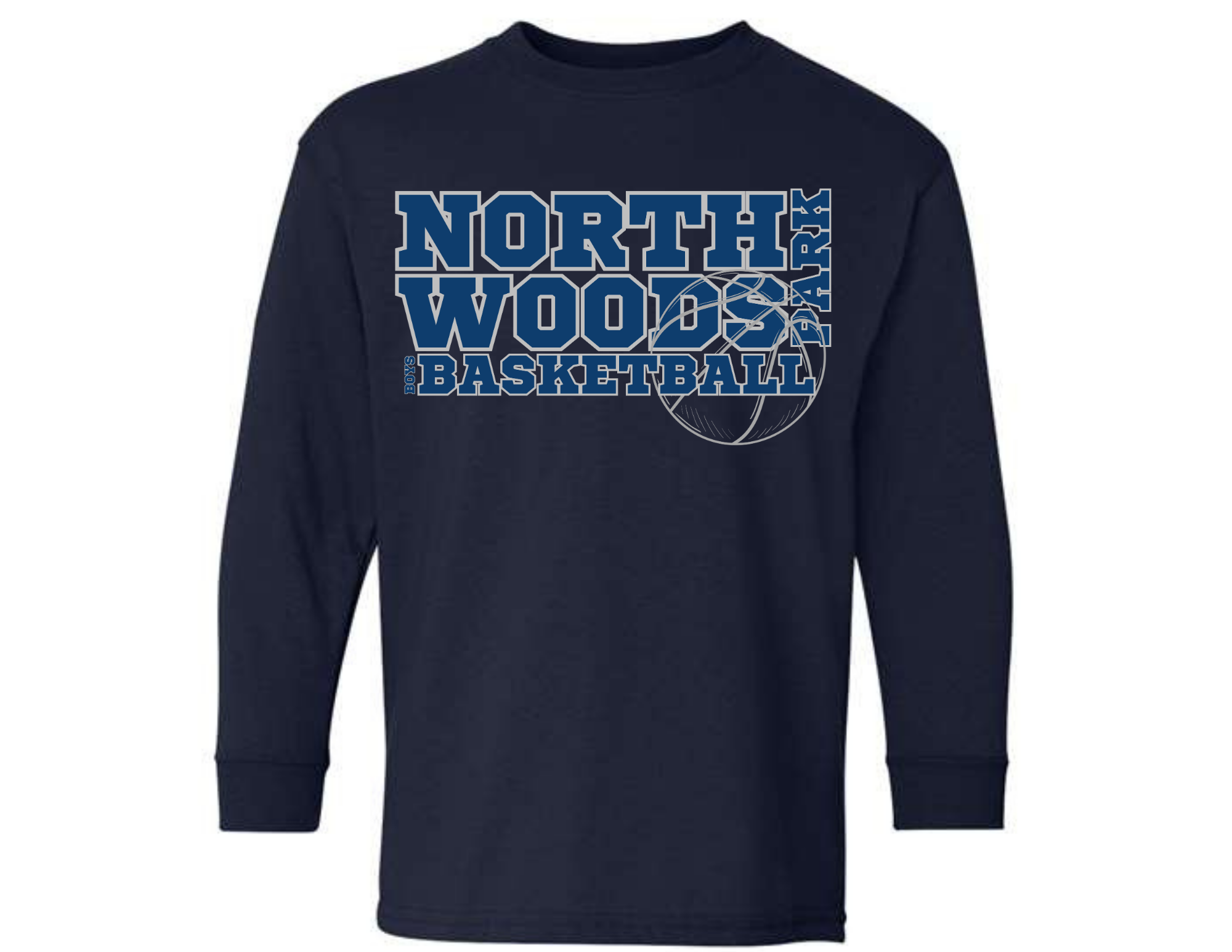 NWPM Boys Basketball Long Sleeve T-Shirt