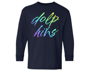 Neon Dolphins Long Sleeve T-Shirt