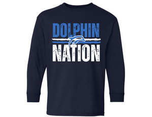 Dolphin Nation Long Sleeve T-Shirt