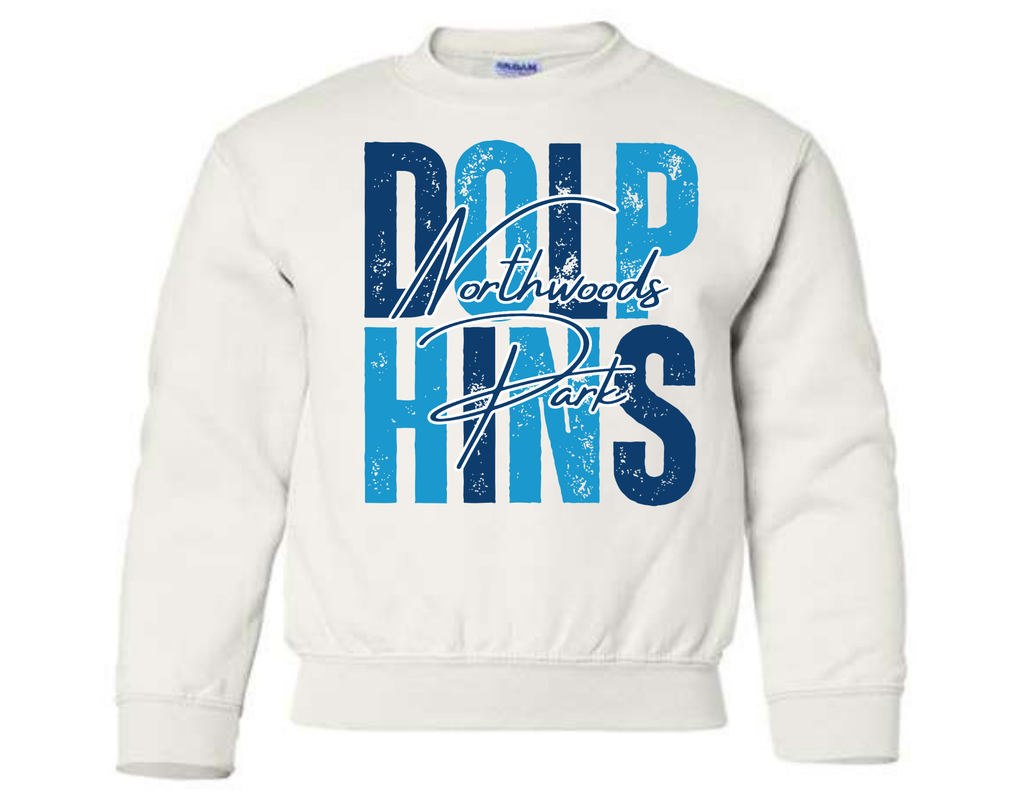 Dolphin Block Crewneck Sweatshirt
