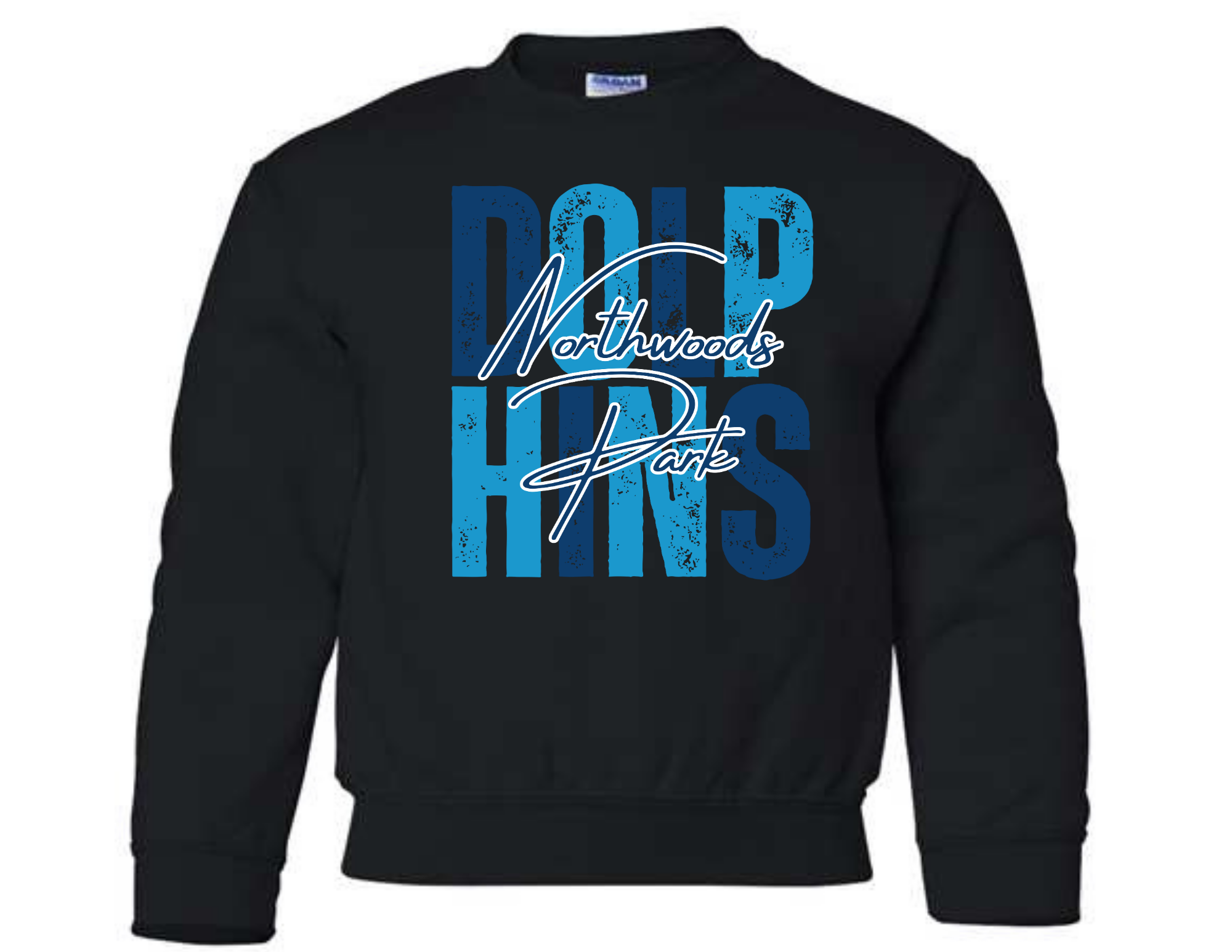 Dolphin Block Crewneck Sweatshirt
