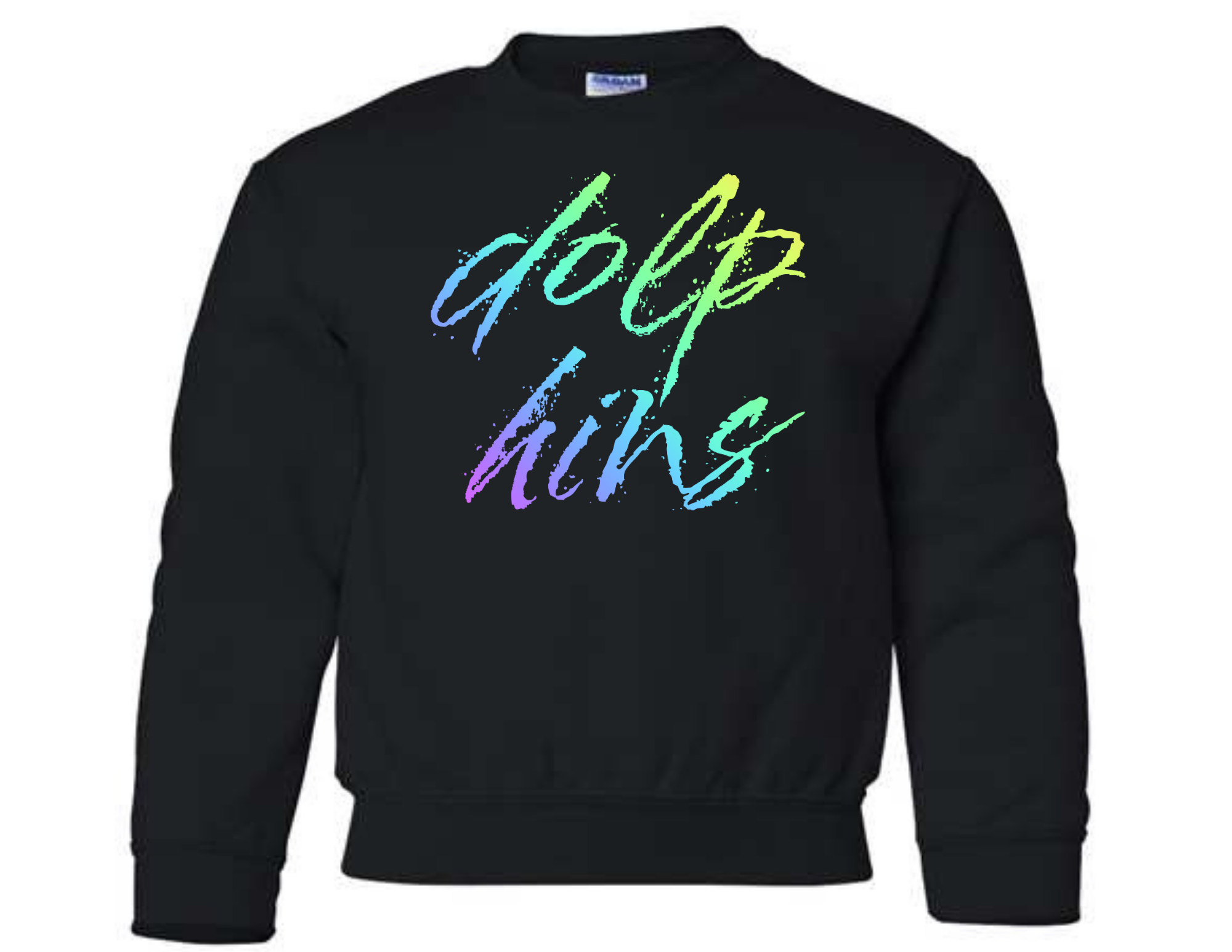Neon Dolphins Crewneck Sweatshirt