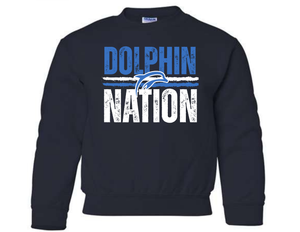 Dolphin Nation Crewneck Sweatshirt