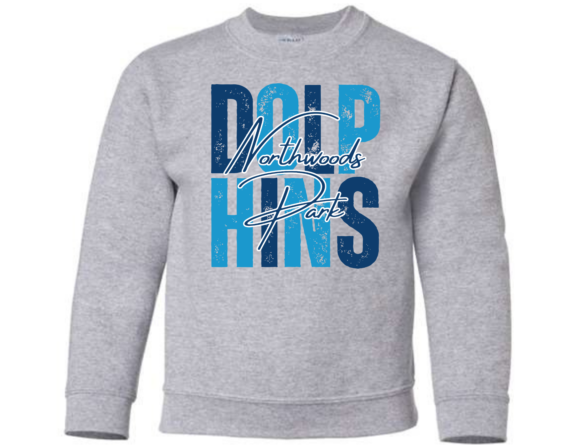 Dolphin Block Crewneck Sweatshirt