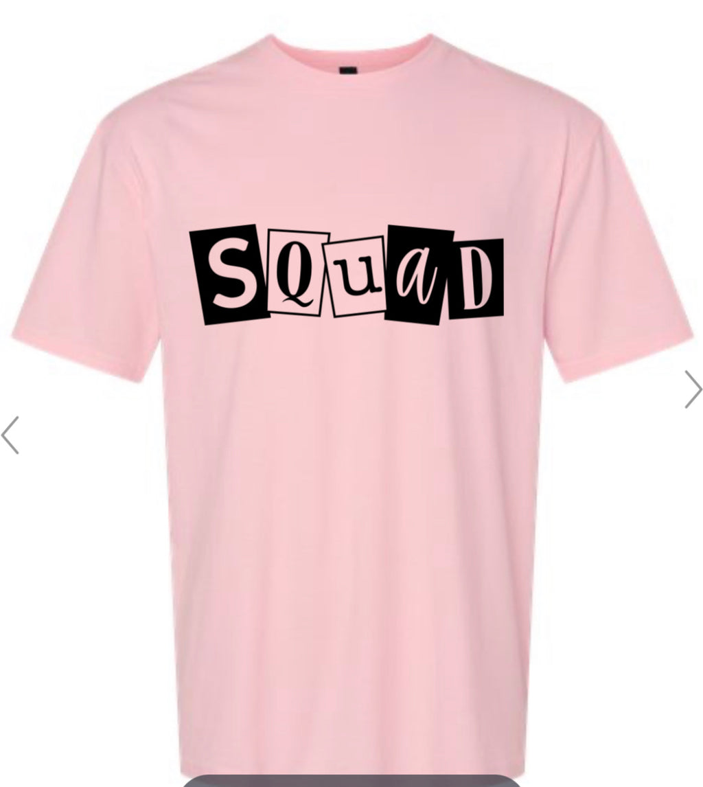 Squad Pink Tshirt