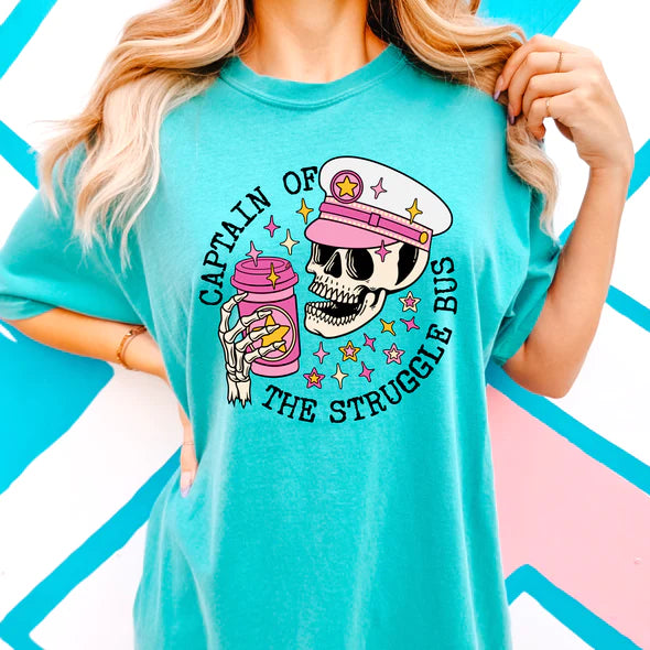 Struggle Bus Tshirt Black Ink